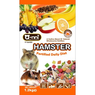 Q-nni寵物鼠水果大餐二款格規 500g 1.2kg倉鼠飼料