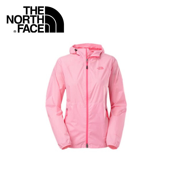 【The North Face 女 HV防水外套《 粉白》】A4R0-FN4/防潑水/透氣/耐磨/連帽外套/悠遊山水