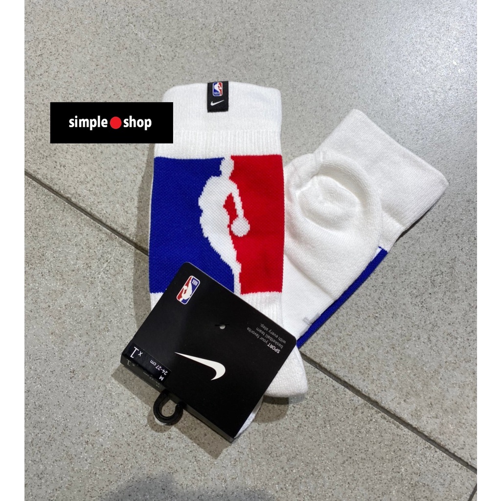 【Simple Shop】NIKE NBA 75 週年款 籃球襪 NBA 籃球長襪 中筒襪 長襪 DA5062-100