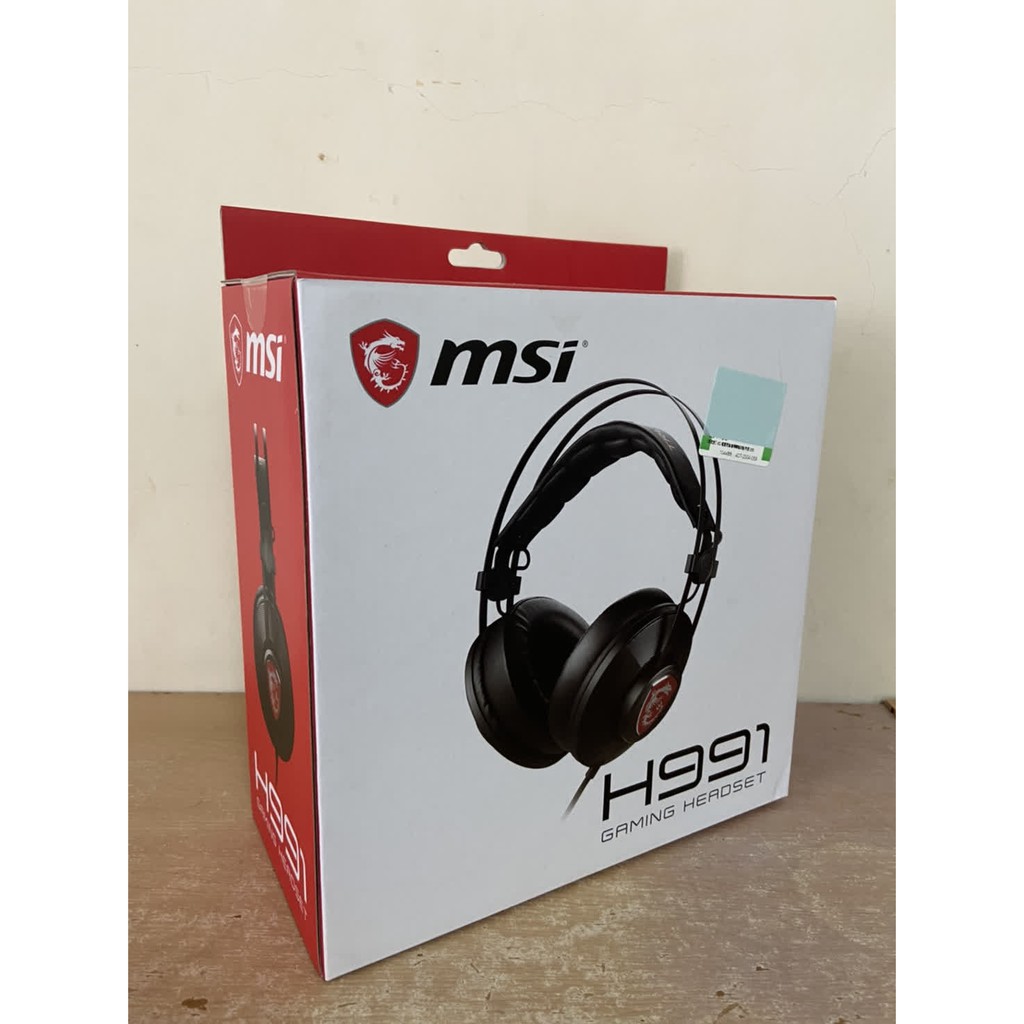 全新未拆 MSI GAMING H991 微星 gaming headset 電競 耳機 耳麥