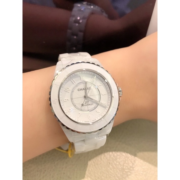 【歐洲代購】全新正品 Chanel 香奈兒 J12 Phantom 限量版腕錶 H6186 白色陶瓷 機械手錶 女錶