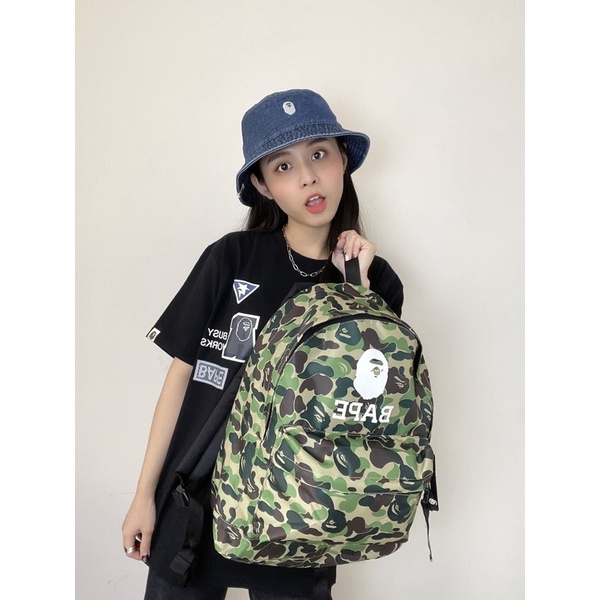 UENO上野日貨BAPE APE白猿頭滿版迷彩後背包【BAPE3-103】