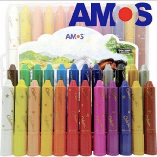 店員認識你「現貨」AMOS 24色粗水蠟筆 粗款水蠟筆