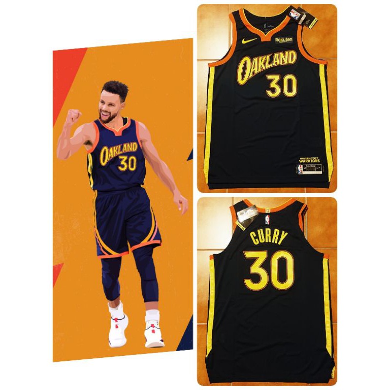 &lt;&lt; Stephen Curry &gt;&gt; NBA Nike 勇士隊城市球衣 含贊助標 球員版 AU City 咖哩