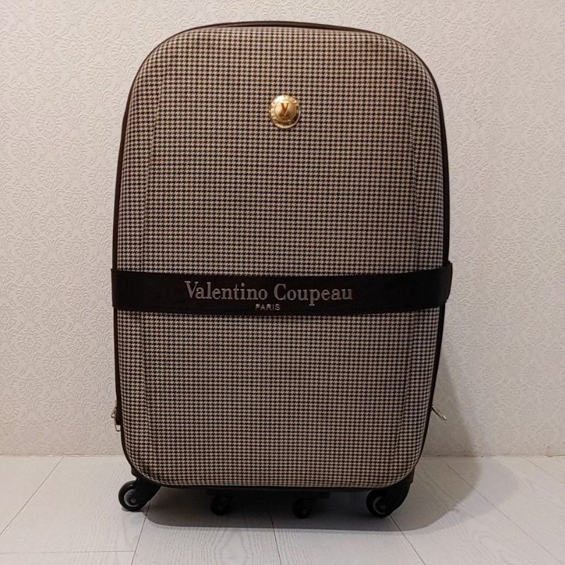 Valentino Coupeau范倫鐵諾 29吋六輪手拉桿布相行李箱