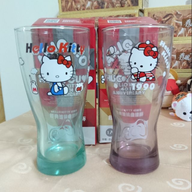 【お満】7-11集點 Hello Kitty玻璃杯