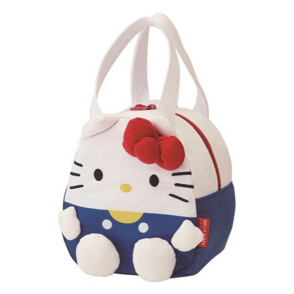 日本正版 凱蒂貓 HELLO KITTY 保冷手提袋(KNBD1/全身造型/立體手腳)