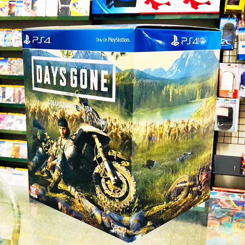 【東晶電玩】 PS4 往日不再 Days Gone 模型珍藏版+帽子、不含其他特典及遊戲(全新、現貨)