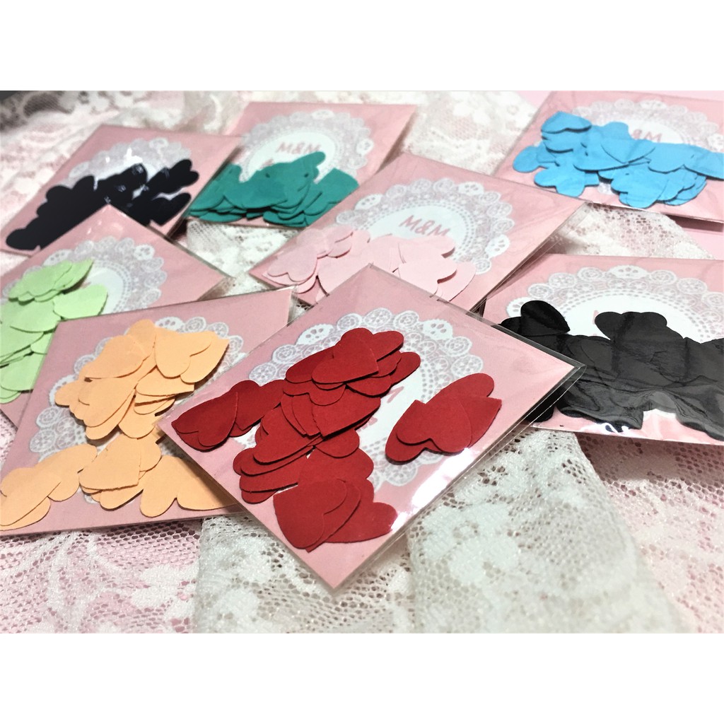M M手作室 手作素材 小愛心 Diy素材 卡片素材 卡片裝飾 手作裝飾 蝦皮購物