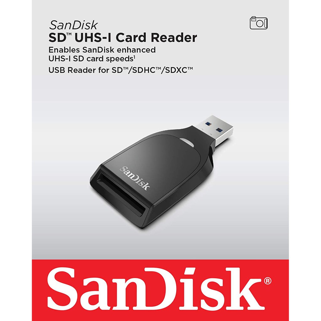 【公司貨】SANDISK SD/SDHC/SDXC 高速讀卡機 UHS-I 傳輸高達 170MB/s SDDR-C531