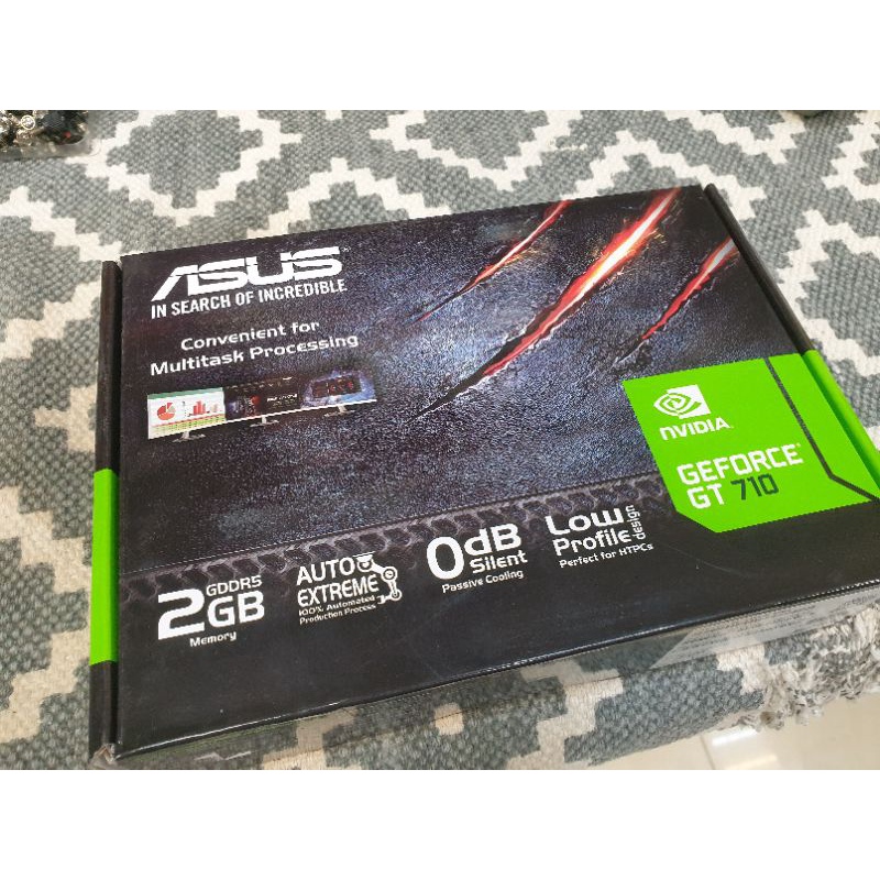 全新盒裝 ASUS GT 710 2GB 保固3年