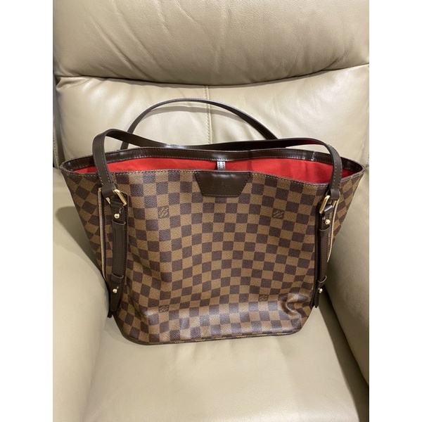 (9.5成新)LV包包 Louis Vuitton Cabas Rivington Damier LV托特包