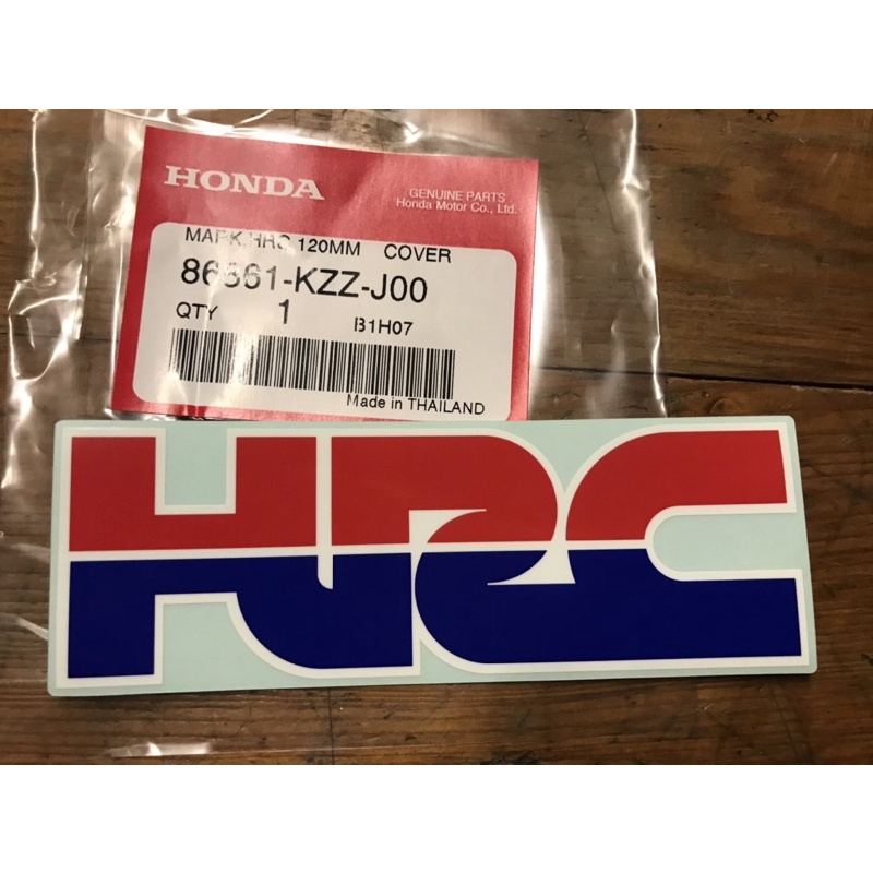 Honda HRC 原廠貼紙 Crf300l ct125