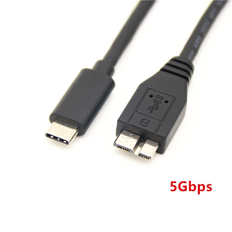 Type-c 轉 Micro USB B 3.0 數據線 傳輸線 1米
