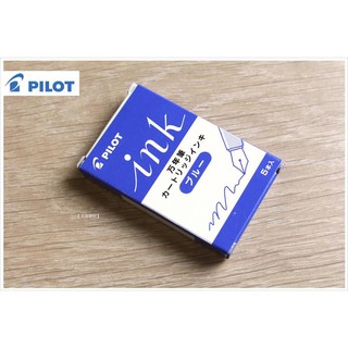 【禾洛書屋】 PILOT百樂卡式墨水管 藍色(一盒/5入)《 Kakuno 微笑鋼筆專用》鋼筆墨囊 日本製