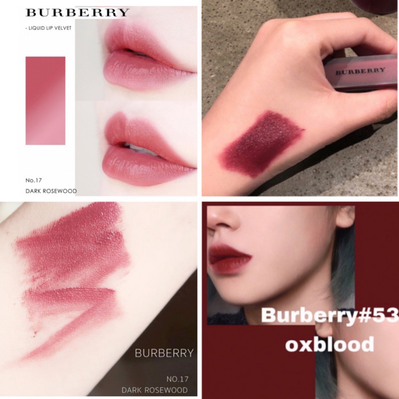 burberry lip velvet crush oxblood