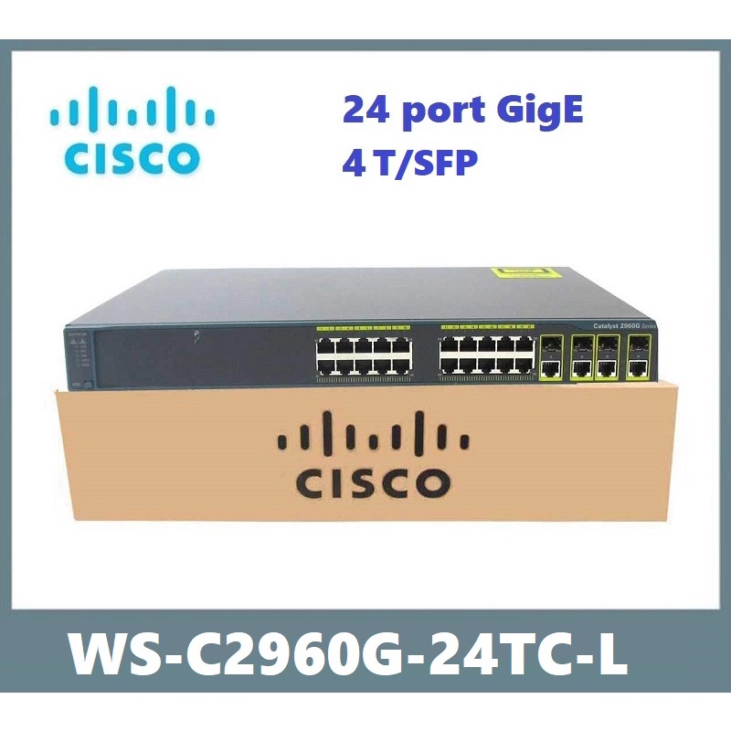 【全新原裝】思科 Cisco WS-C2960G-24TC-L 24口 網路交換機 二層 Switch