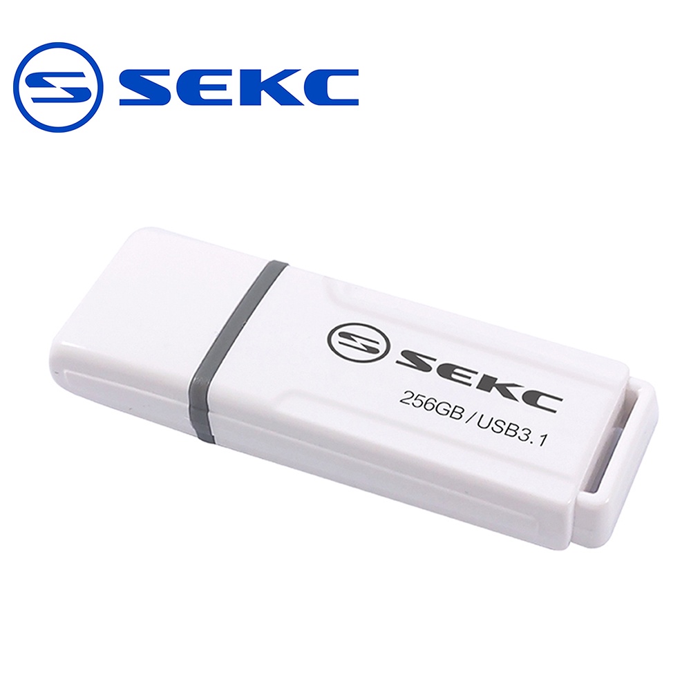 【SEKC】SDU50 USB3.1 256GB 高速隨身碟 經典白