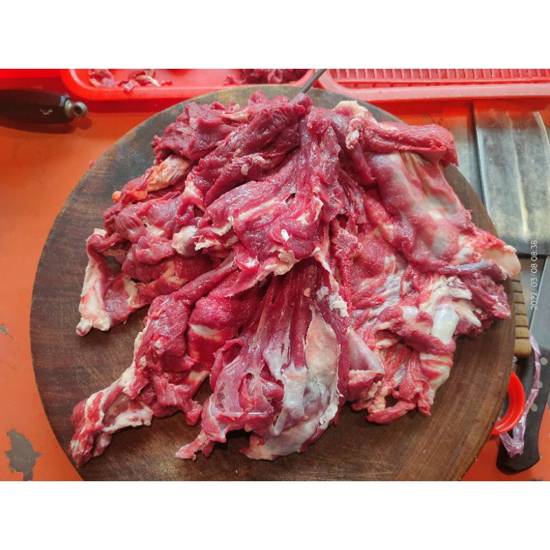 新莊裕民市場 台灣牛肉 牛筋膜 牛雜筋 紅燒牛肉 清燉