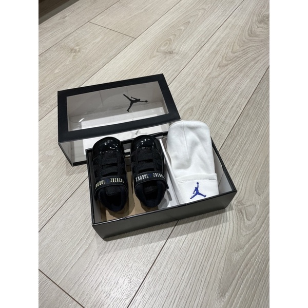 Jordan 11 retro gift pack寶寶鞋禮盒size3c全新.Nike