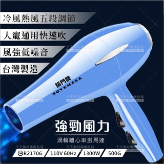 [41294]諾門牌 1300W快速強力冷熱風吹風機 (兩色) 造型/直髮/捲髮/沙龍用吹風機/大風量