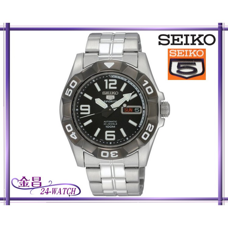 SEIKO # SNZH99J1 7S36-02L0日本製造精工五號自動機械錶全新平行輸入(黑)＊24-WATCH_金昌