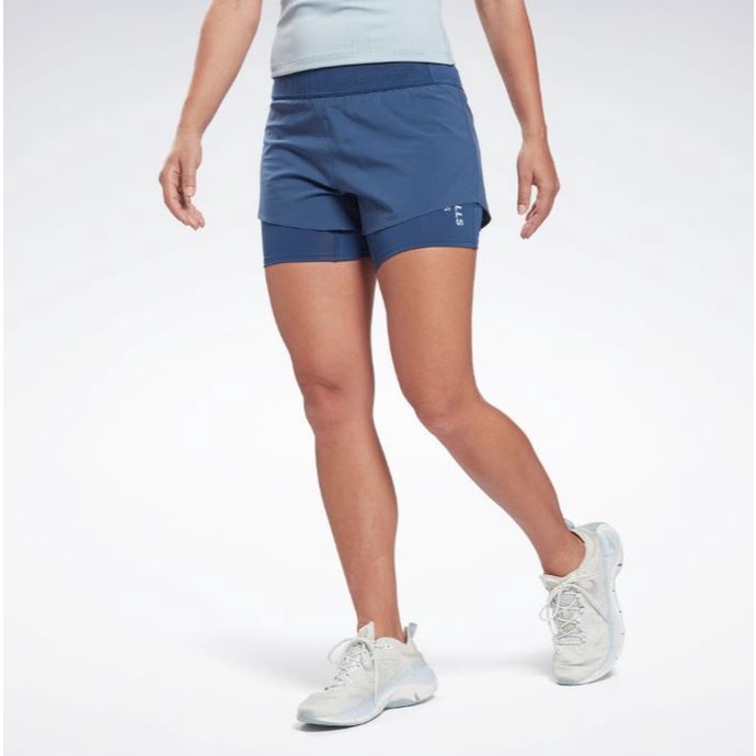 REEBOK LES MILLS® EPIC 2IN1 TRAINING 女款 運動短褲 內襯 訓練 彈性 HD4152