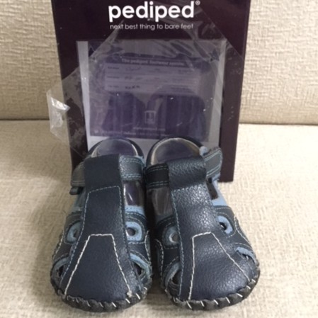 【美國Pediped童鞋】海軍藍 (12-18m，鞋內長度12.4cm)
