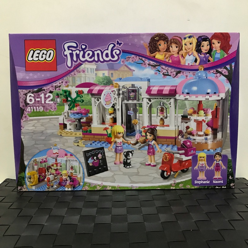 LEGO 41119 好朋友系列 friends 心湖城杯子蛋糕咖啡屋 全新未拆 脫膠