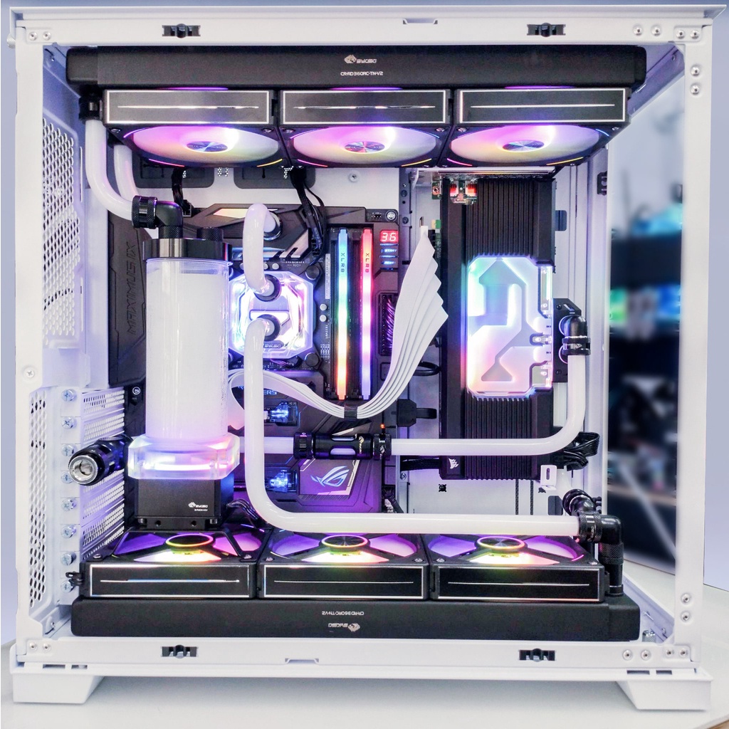 聯力O11 Dynamic EVO White 水冷主機💧Intel I7-6700K、16G、  RTX2070S