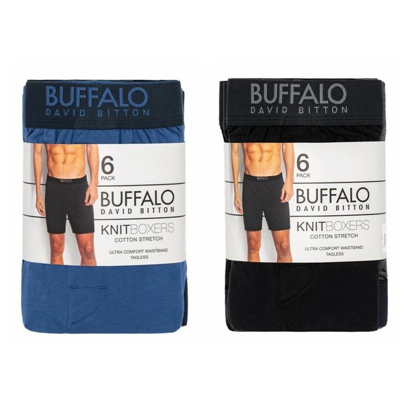 Buffalo 男彈性平口褲 四角褲 內褲 單件販售