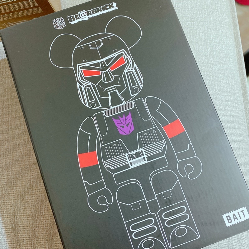 Be@rbrick BAIT 電鍍 transformers 變形金剛 密卡登 庫柏力克 400% 100%