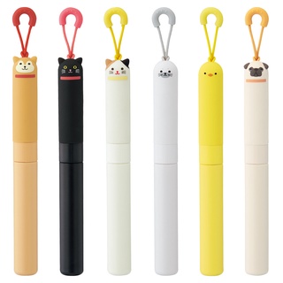 【筆倉】日本 lihit lab punilabo a-7803 可愛動物造型 隨身型剪刀 便攜型剪刀