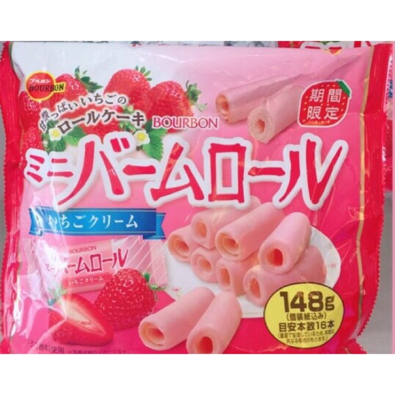 日本 期間限定 草莓慕斯蛋糕捲