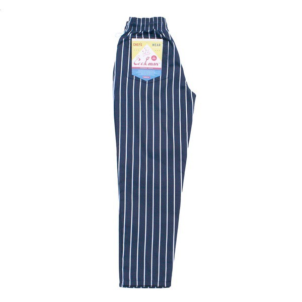 COOKMAN Chef Pants「Stripe T/C Navy」 廚師系列 長褲－線條 藏青色款