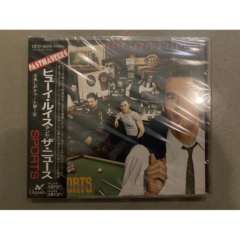 Huey Lewis and the news SPORTS CD 日本版 全新未開封