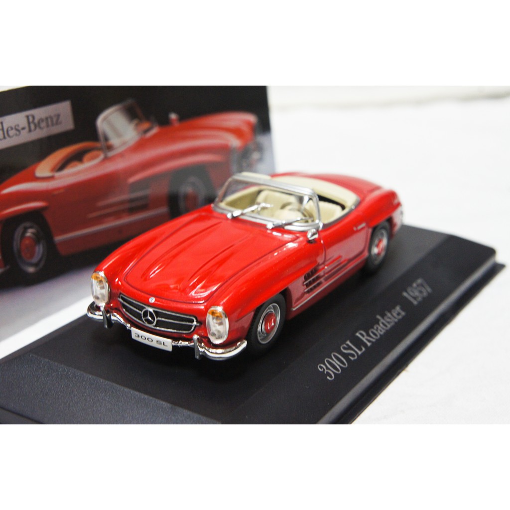 【超值特價】1:43 Altaya Mercedes Benz  300 SL Roadster W198 1957 紅