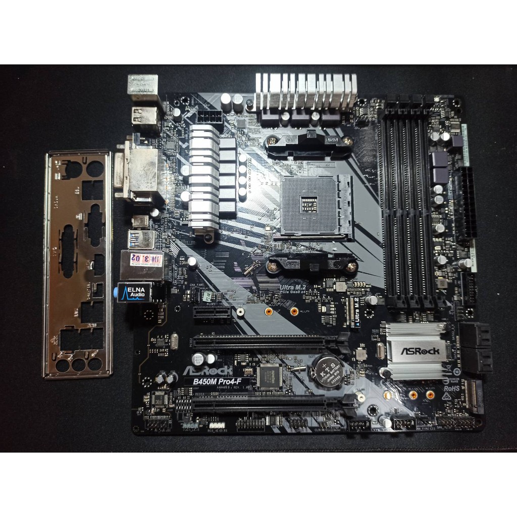 Asrock 華擎 B450M Pro4-F 主機板