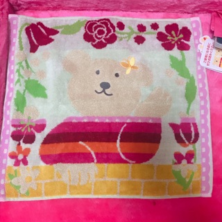 正版 日本製 彩虹熊 RAINBOW BEAR 小毛巾 長條毛巾 毛巾提袋