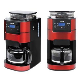 【聲寶 SAMPO】12杯份美式自動研磨咖啡機 LCD顯示 HM-L17101GL (福利品) 免運費