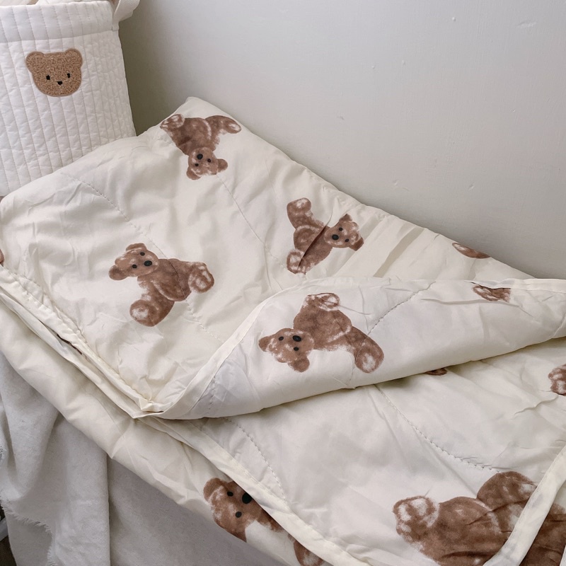 【】𝐌𝐞𝐞𝐭’𝐔🐻熊熊棉被 幼兒園柔軟睡袋涼被涼墊空調毯｜母嬰用品 兒童被子 開學必備