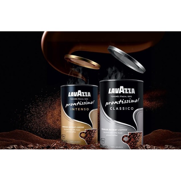 【LAVAZZA】經典即溶咖啡粉 醇厚即溶咖啡粉95g