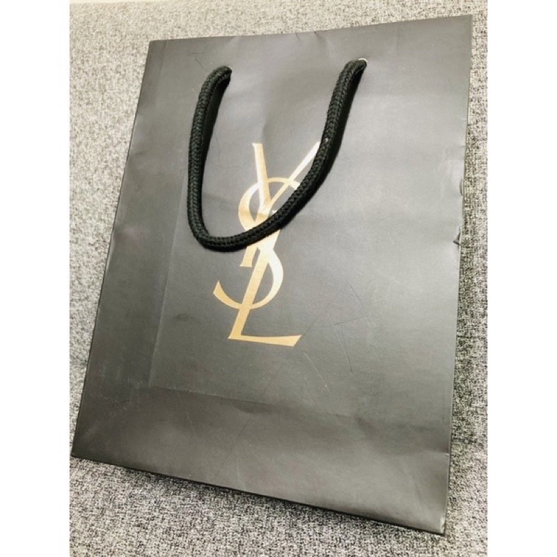 正品 YSL SAINT LAURENT 紙袋 購物袋 手提袋 包裝袋 禮品袋 禮物袋 精品袋 長25寬19高8