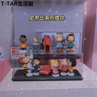 ⭐臺灣出貨⭐韓國ins史努比桌面小擺件少女心卡通公仔擺飾房間裝飾品生日禮物 玩偶 擺件 裝飾 手辦 模型 創意 收藏 桌