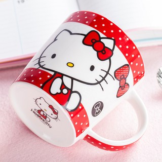hellokitty水杯子陶瓷杯創意馬克杯女可愛凱蒂kt貓公主coco杯