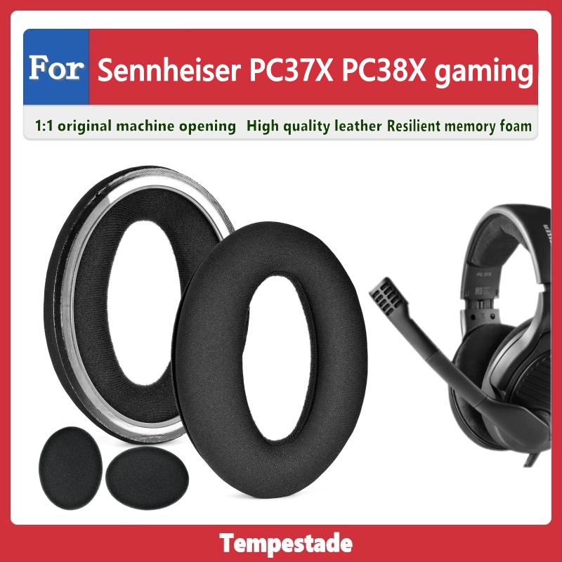 適用於 Sennheiser PC37X PC38X gaming 耳罩 耳機套 耳機罩 耳墊 頭戴式耳機保護套 替換海