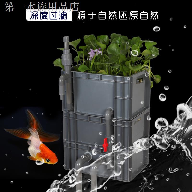 現貨熱銷 魚缸過濾器沼澤過濾上過濾自制滴流盒過濾盒diy全套過濾箱周轉箱 蝦皮購物