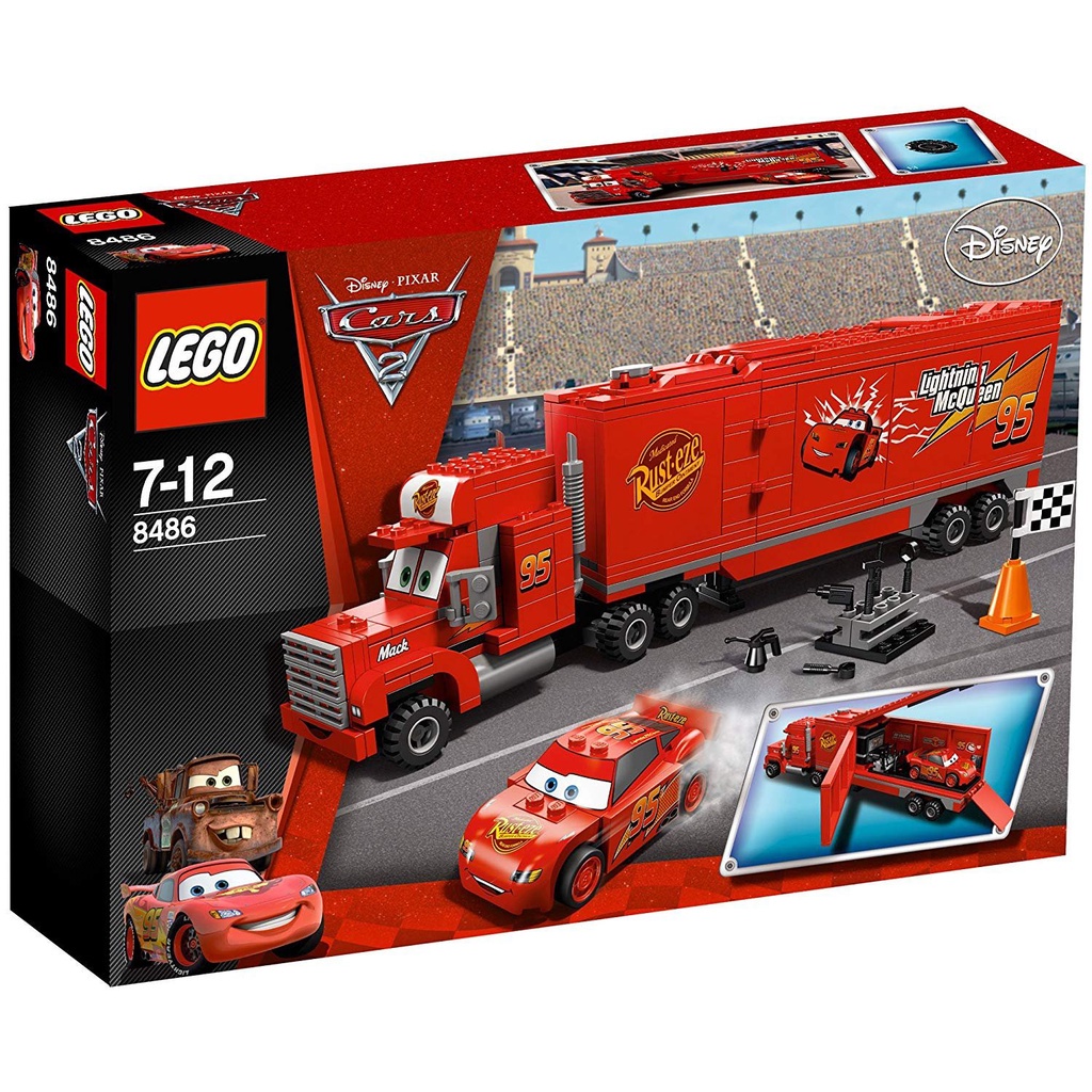 【現貨供應中】LEGO 樂高 8486 汽車總動員 閃電麥坤與麥克卡車隊 CARS 迪士尼 皮克斯