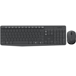 Logitech羅技 無線滑鼠鍵盤組 MK235-KB448