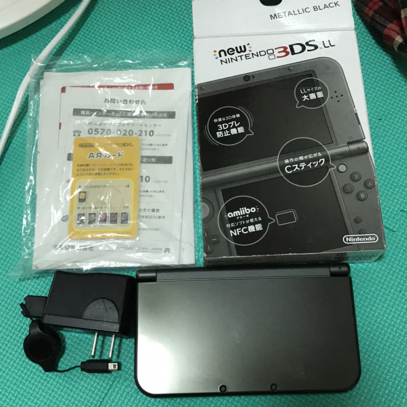 N3DSLL New 3DS LL 主機 +充電器 日規機